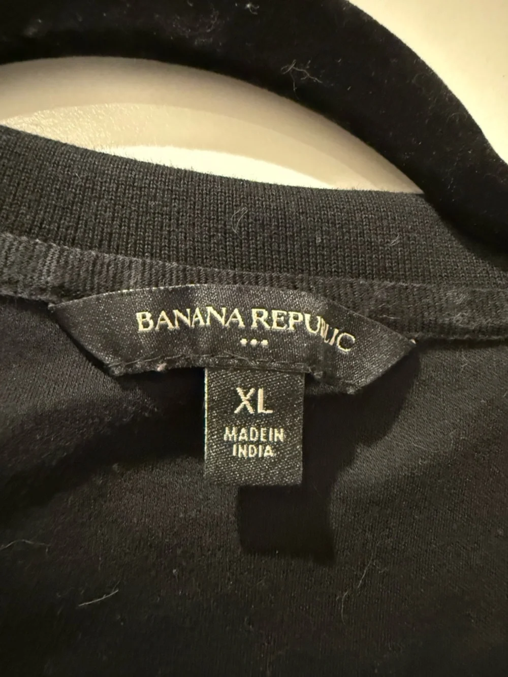 Banana Republic Black Polo Shirt – Size M